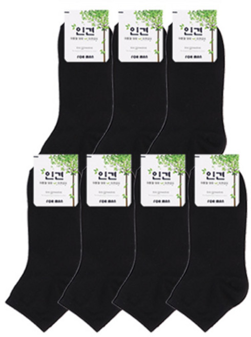 [voshua]남성용 국내산 시원한 인견 미니양말 7족택1 발에 열이 많으신분 추천양말