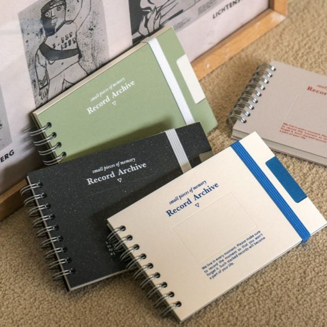 루카랩 레코드 아카이브 위클리 플래너 가로형, 03 올리브, 1개, 색상