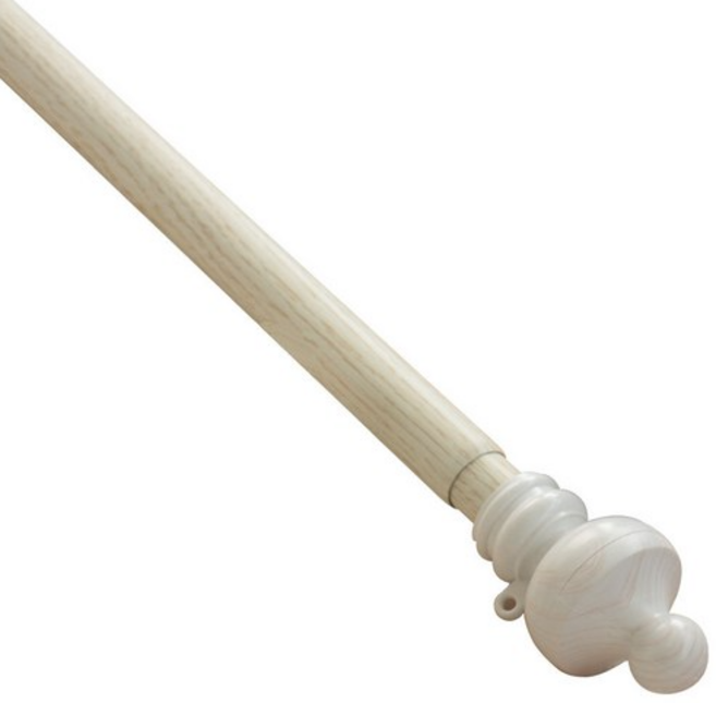 25 mm 일반캡 커튼봉 10호 160~300 cm, 아이우드