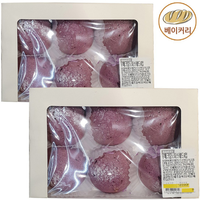 트레이더스 (베이커리) 우베크림 모찌브레드, 12개, 1g