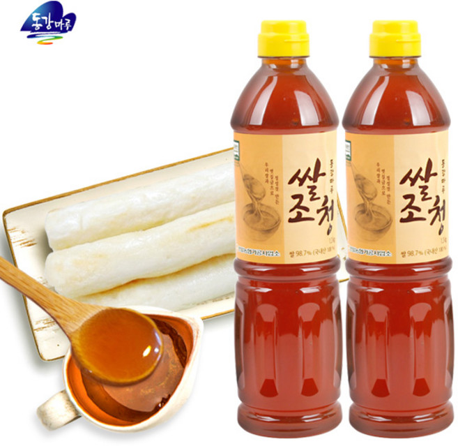 [영월농협 직송] 동강마루 식품명인 쌀조청, 1.3kg, 2개