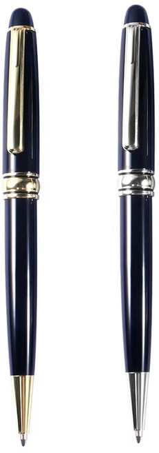 JABA 볼펜 YA53 1.0mm 고급 금속펜 럭셔리 부드럽고 매끄럽운 그립감, 1개, 볼펜심 검정