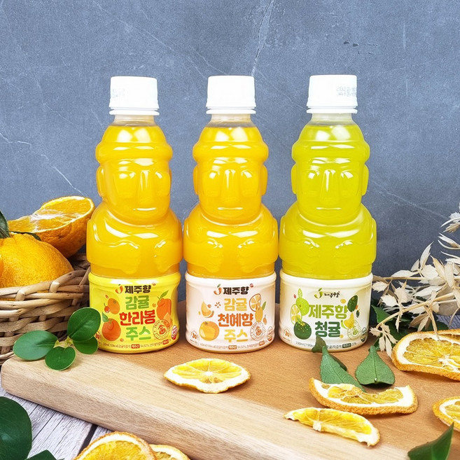제주 감귤 천혜향 주스 330ml, 1개