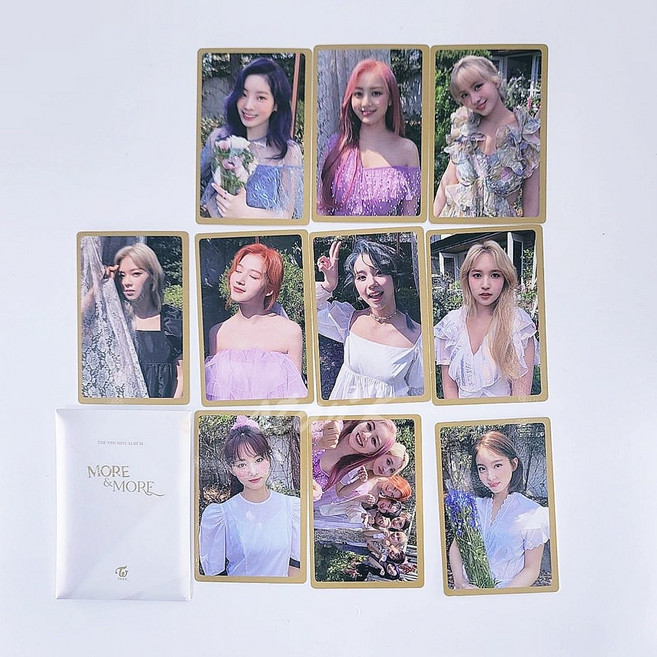 (예판특전 포카 ONLY) 트와이스 (TWICE) - More & More C 포토카드 10장