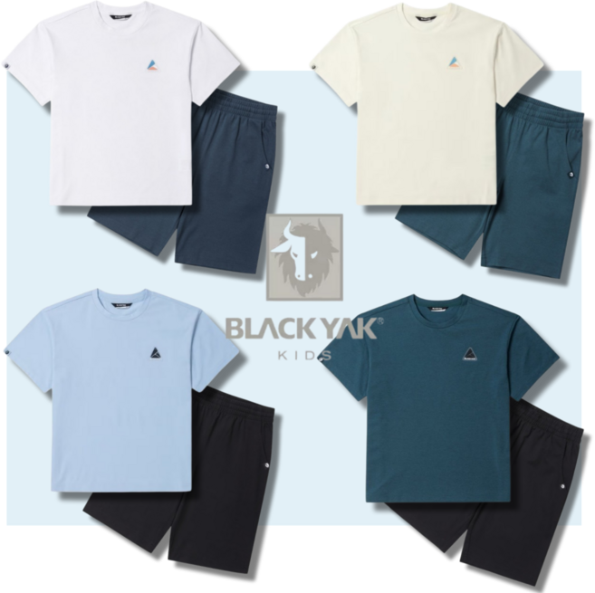 (매장정품) 블랙야크키즈 시원하고 편한 아동 상하복세트
