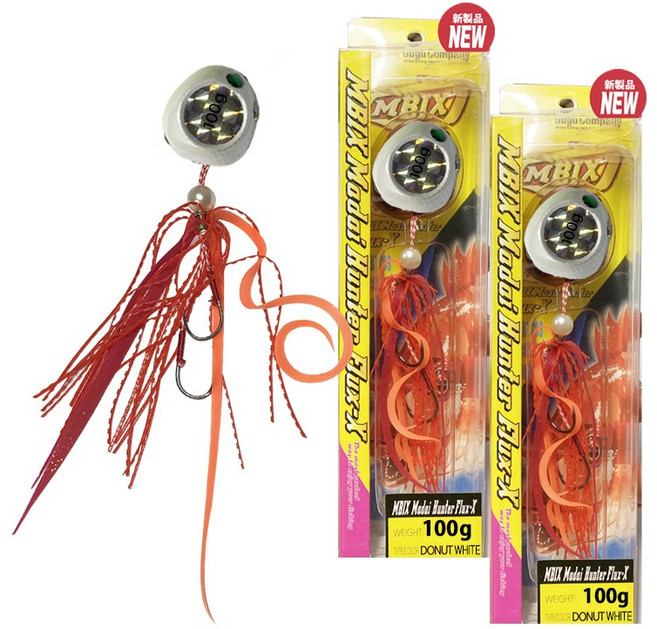 엠빅스 / 타이라바 헤트 2세트 / 도넛형 / 완전 유동식 / 컬리와 스트레이트 스커트 / 강하고 뛰어난 후킹 능력의 바늘 / 빠가급도 문제 없는 튼튼한 조립과 본딩 처리, 1개