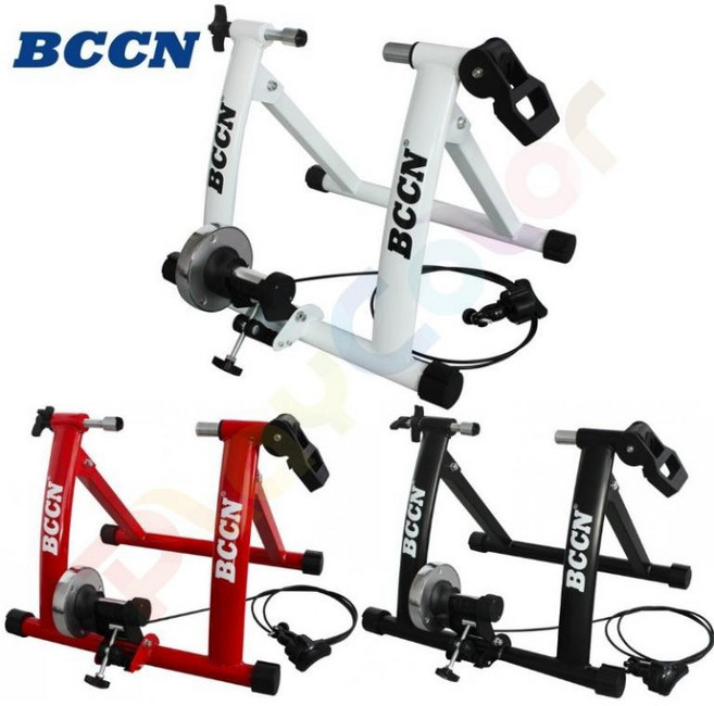 BCCN【7段式】平價 訓練台 700c 26-29吋 線控訓練台 送前輪墊 專用快拆 磁阻 【C21-26】, 1個, 白色