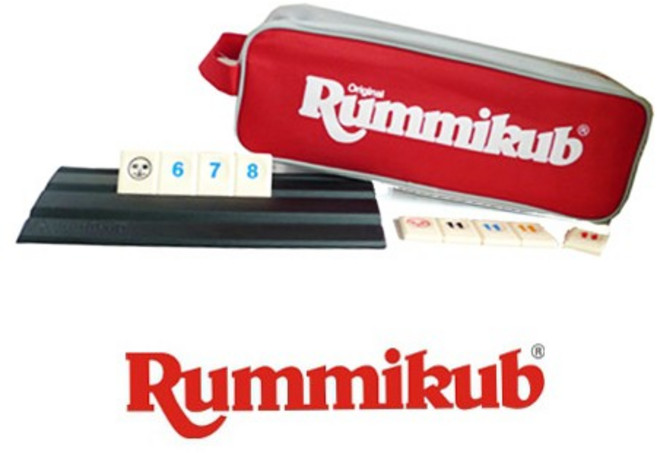 Rummikub Maxi Pouch 袋裝版 中文版桌上遊戲, 1個