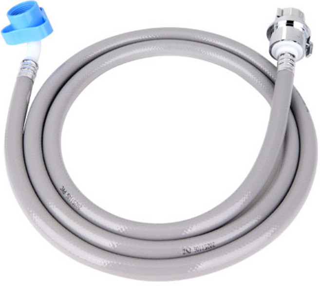 와이넷 국산 전기종 호환 크롬슈트 세탁기호스 2M, 1개, 블루