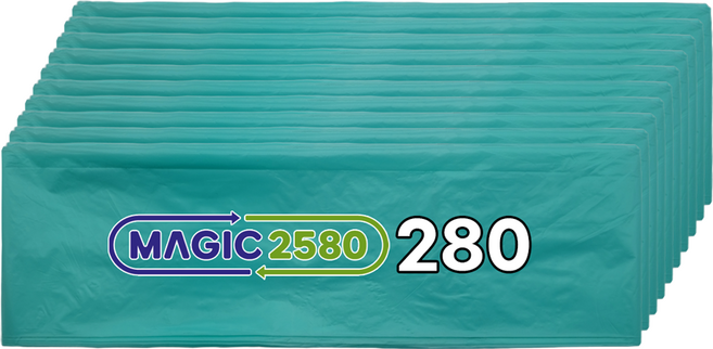 대륜이앤티 280시리즈 매직 리필 호환 향균 베이비파우더향, 10개, 27L