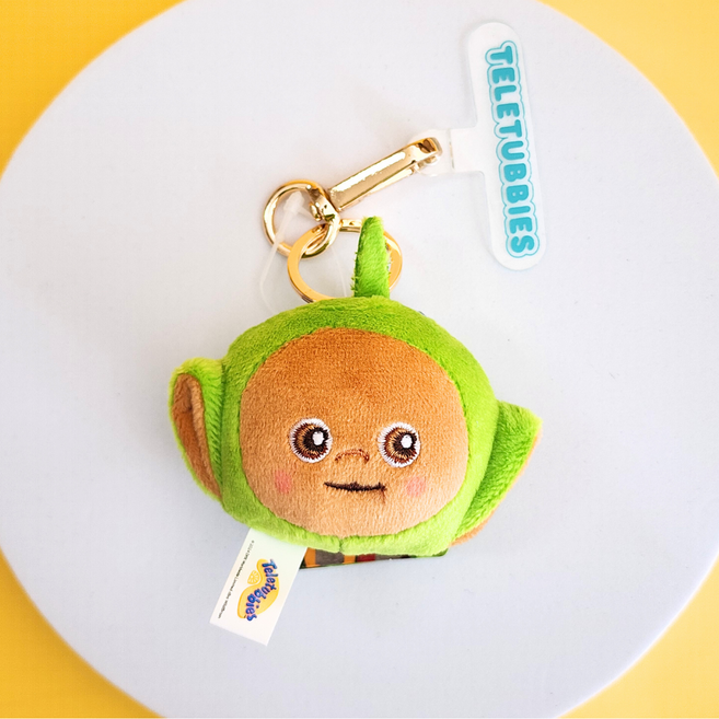 BSC 텔레토비 얼굴 키링 인형 가방고리 나나 뚜비 뽀 보라돌이 열쇠고리, 1개, 2.  뚜비 얼굴 키링, 5cm