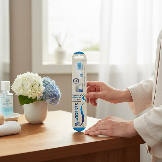 센소다인 컴플릿프로텍션 칫솔, 4개입, 1개