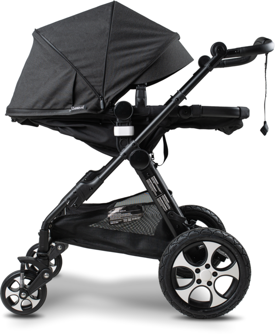 아이빌리브 절충형 유모차 (신형), 차콜블랙