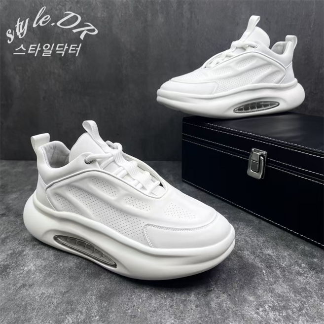 스타일닥터 남성 발편한 충격 흡수 런닝화 방수 키높이깔창 운동화 부드럽고 통기성 좋은 스포츠화