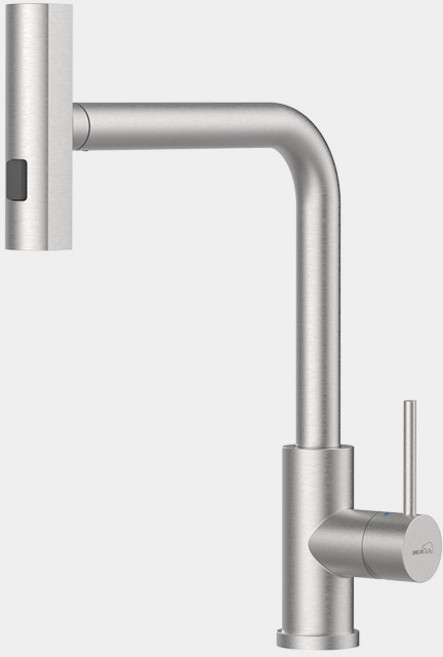 DL-K2115SN 대림바스 원홀 주방 수전 싱크수전 스텐 무광 니켈도금 3기능 스프레이헤드 DLK2115, 1개