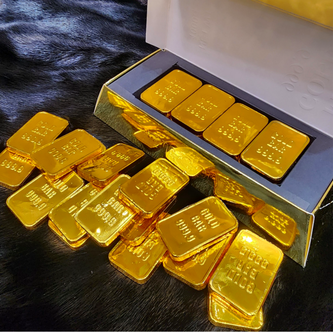 골드바 초콜릿 선물용 초콜릿세트 발렌타인데이선물, 1세트, 180g