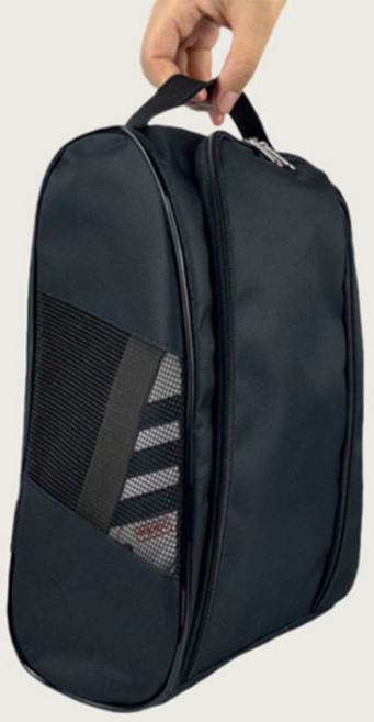 허즈아이 스포츠 신발주머니 골프화 축구화 신발가방 슈즈백, H21123블랙, 1개