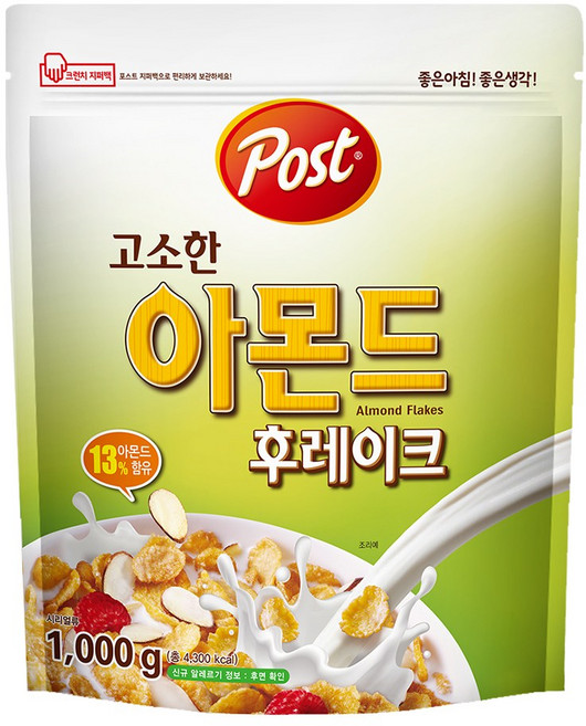 포스트 고소한 아몬드 후레이크, 6개, 1kg