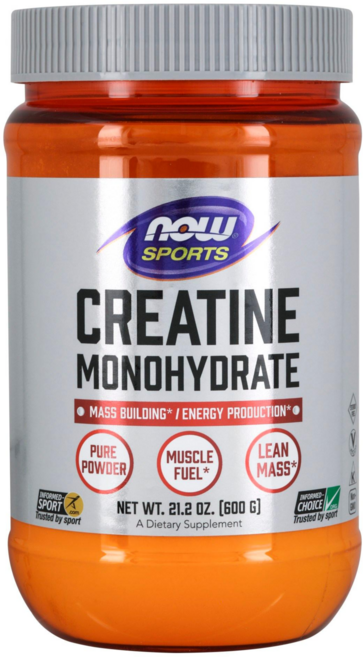 나우푸드 스포츠 크레아틴 모노하이드레이트 퓨어 파우더, 600g, 1개