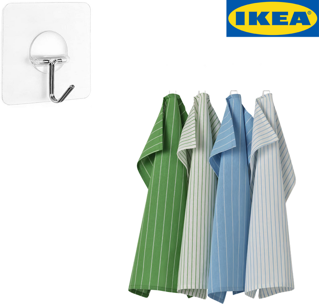 이케아 린니그 행주 키친크로스 + 모다미후크, 1세트