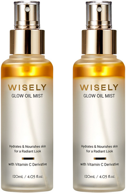 와이즐리 보습 광채 오일 미스트, 2개, 120ml