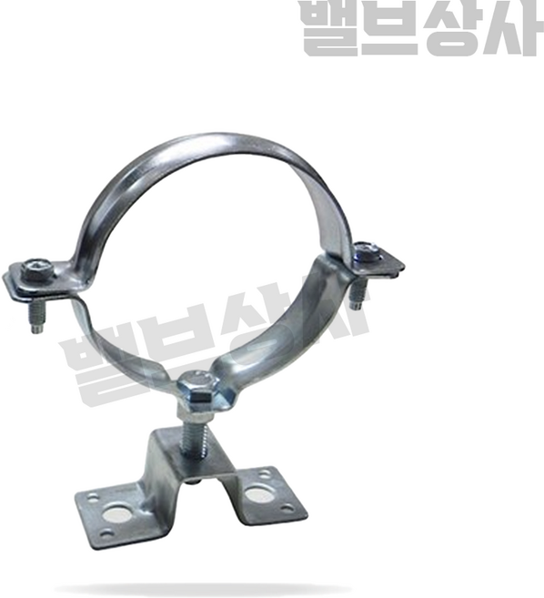 [국산] PVC파이프 연통/ 벽체/ 고정쇠/ 파이프잡이쇠 50mm 75mm 100mm 파이프잡이쇠, 1개