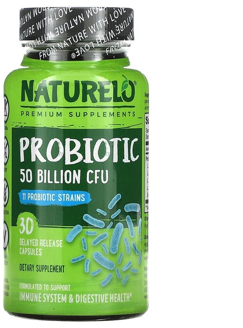 NATURELO Probiotic 프로바이오틱 500억 CFU 30캡슐, 1개, 30정 - 쿠팡