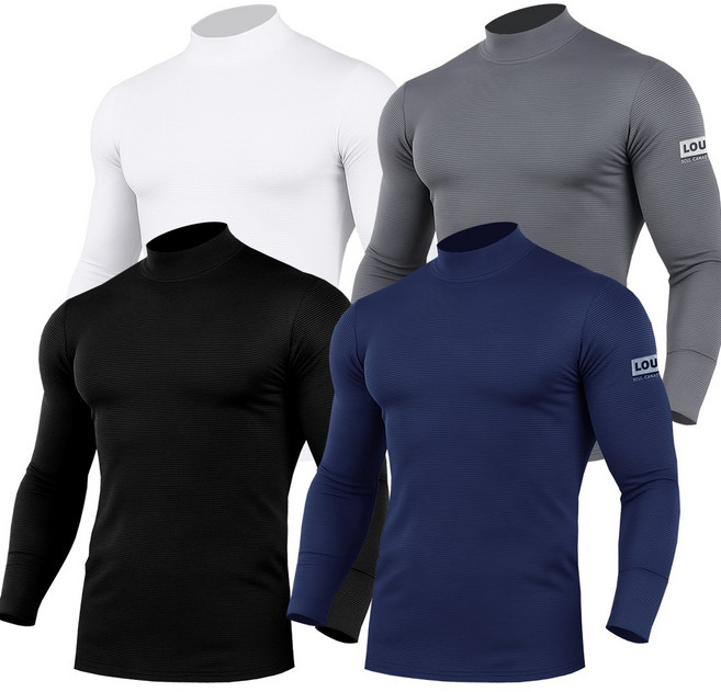 남성골프이너웨어 골프긴팔티셔츠 터틀넥 긴팔티 냉감 반목티 기능성