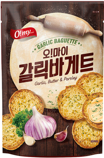O!my food 法式麵包餅乾, 1個, 歐邁福【香蒜奶油】80g