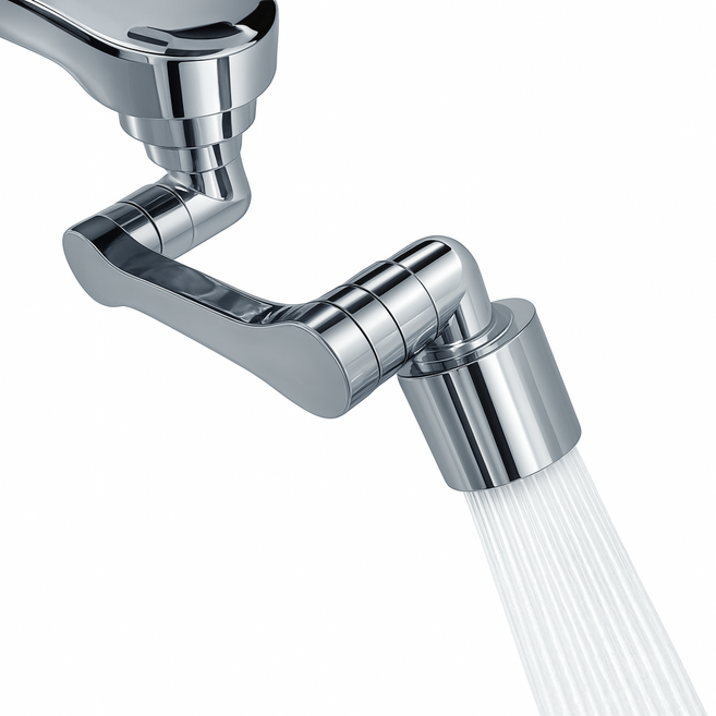 태라 1080도 회전식 워터탭 수도꼭지 연결탭 구리재질, 1개