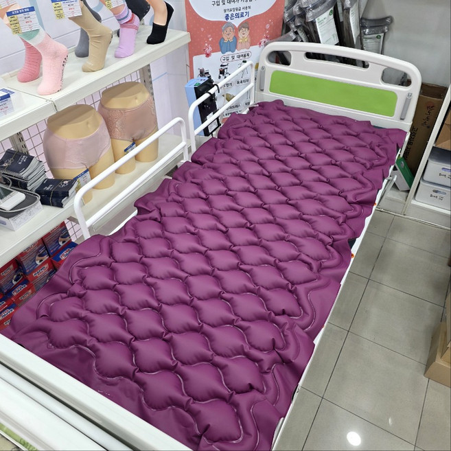 복지용구 욕창예방매트리스 AD-1300 PURPLE 병원 요양원 전동침대 저소음 에어매트 노인장기요양보험+좋은의료기 카달로그, 1개, 장기요양 일반15%+좋은의료기 카달로그