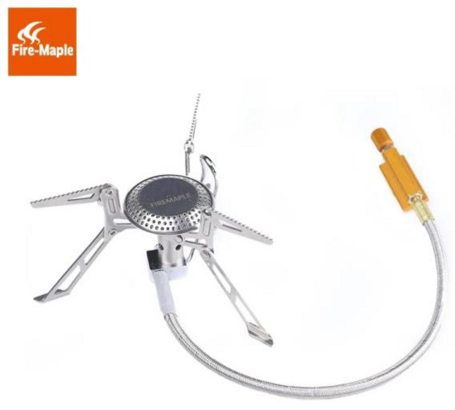 화재 메이플 하이킹 가스 스토브 야외 피크닉 스토브 초경량 휴대용 스테인레스 스틸 가스 용광로 FMS-118, [02] FMS-118A, 1개