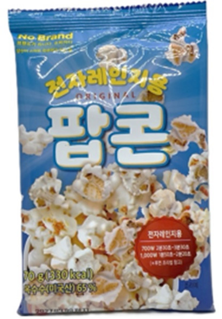 노브랜드 전자레인지용 팝콘, 10개, 70g