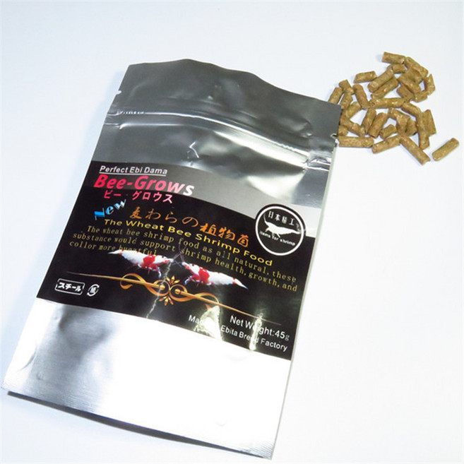 林作物 賽級水晶蝦專用蝦糧【日本精工蝦糧】含麥牙菌 麥璟菌 高鈣高蛋白 沉底型 45g, 1個