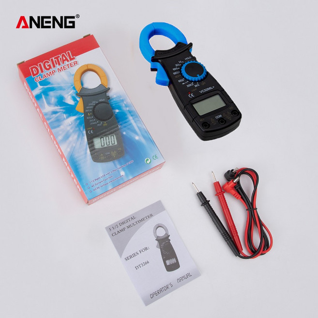 ANENG 數位鉗形表 萬用電表, 1個, 藍色