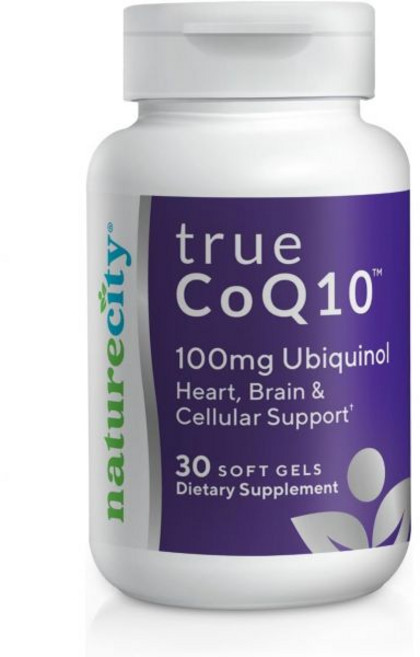 트루CoQ10 유비퀴놀 100mg 고성 안 카네카 QH CoQ10 뇌 에너지 (30개 소프트 젤) 유비퀴놀로, 1개