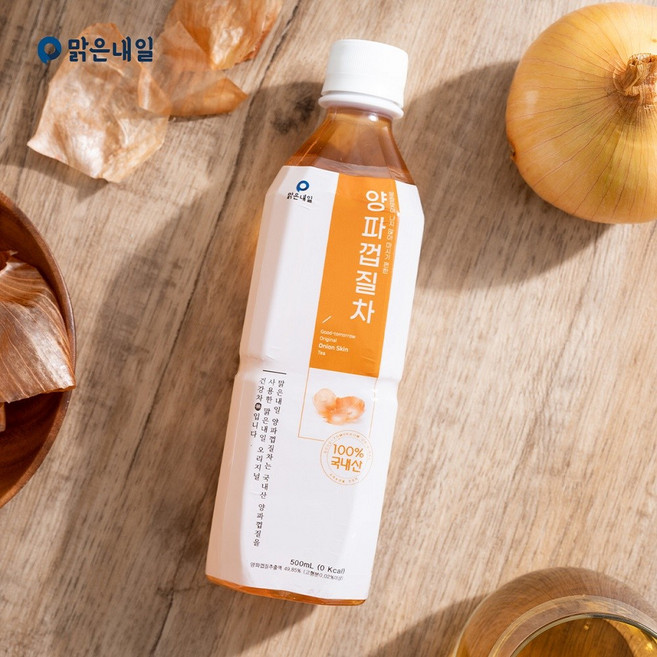 맑은내일 양파껍질차, 500ml, 10개