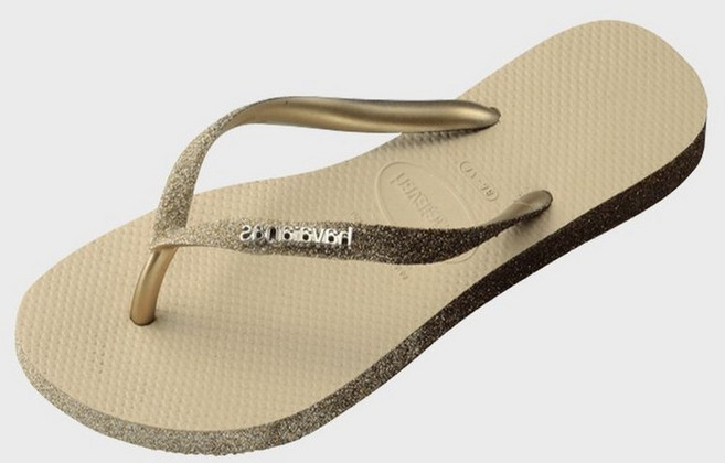 하바이아나스 HAVAIANAS 슬림 스파클 플립플랍 Sand Grey