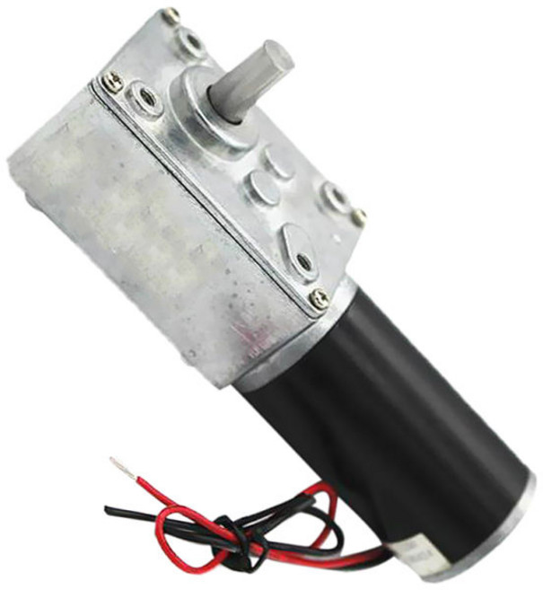 GHSHOP 마이크로 DC 웜기어 모터 고 토오크 감속기 터빈 24V 470RPM, 설명, 1개, 24V 470RPM * 설명 * 1개