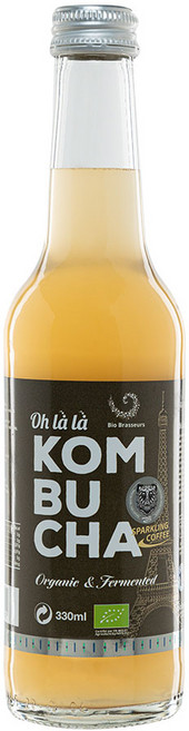 오라라 프랑스 유기농 비건 인증 콤부차 패션후르츠&망고 330ml 유익균이 살아있는 발효 건강음료, 오리지널4병, 1개, 1개입