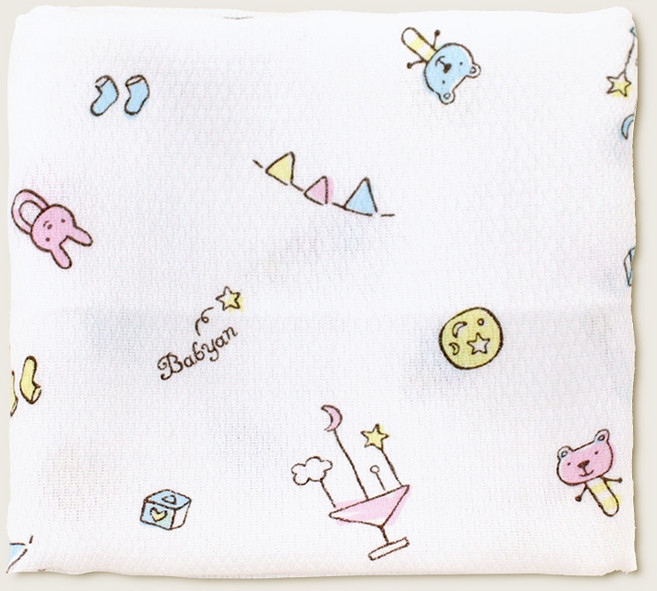 베이비앙 순면 나염 아기 가제 엠보손수건 10장(혼합가능)(당일순면 10장(혼합가능)(당일출고)