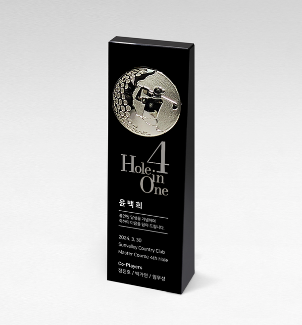 우승트로피 싱글트로피 홀인원트로피 이글트로피 골프트로피 상패 기념패 싱글패 7-574, 유광실버, 1개