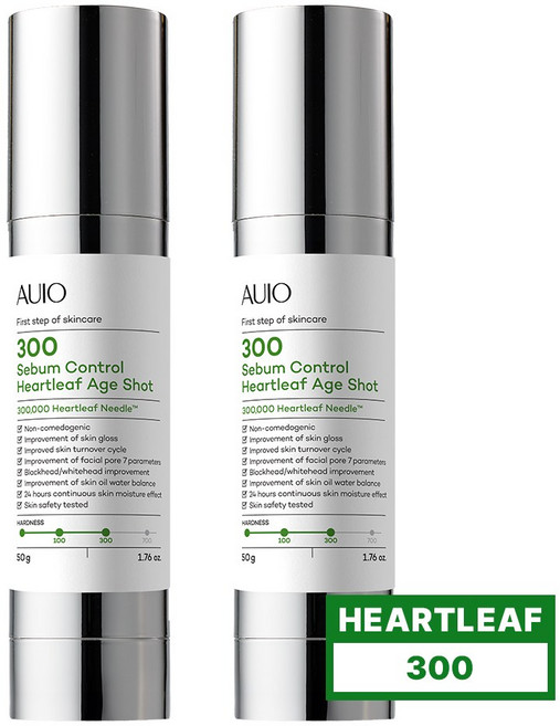 위오 세범 컨트롤 어성초 니들 에이지샷 300, 2개, 50ml