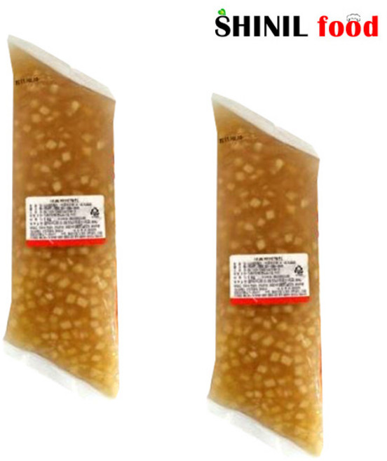 [신일푸드]선인 사과파이필링(C) 1kg 1+1, 2kg, 1개