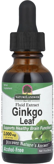 네이쳐스엔서 은행나무 잎 리퀴드 추출물 알코올 프리 2000mg 30ml, 3개 - 쿠팡