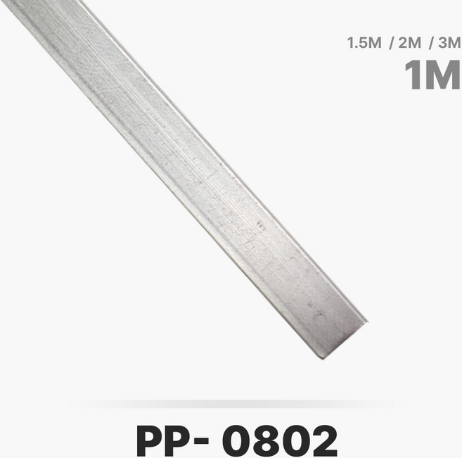 그린맥스 LED방열판 평자형 PP-0802 *LED바 프로파일 알루미늄방열판, 1개, PP-0802x1M
