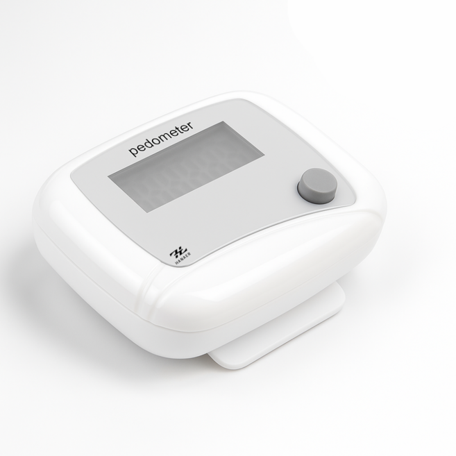 하네르 디지털 클립 만보기, 노블화이트, 1개