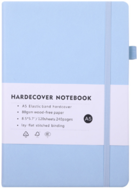 A5 하드 커버 스크랩 다이어리, 스카이