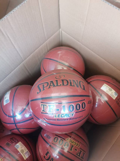 斯伯丁 TF-1000 Legacy 籃球 7號標準球 吸濕軟皮材質, 1個, 參考詳情頁