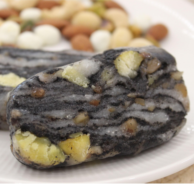 미건빚담 흑임자구름떡 흑임자영양찰떡 저당 식사대용 개별포장, 2kg, 1박스